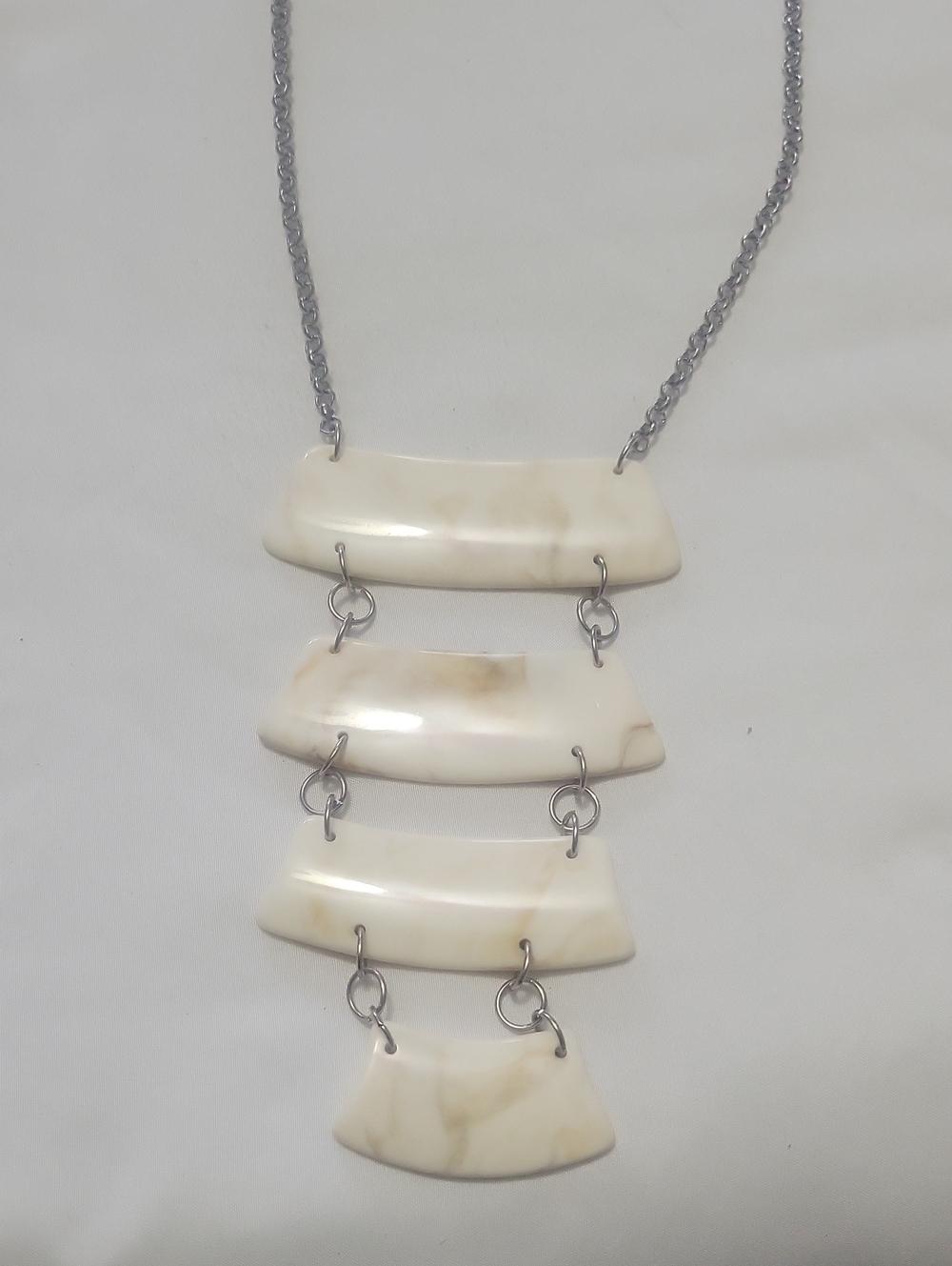 Women’s Cream Statement Necklace